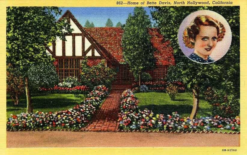 Bette Davis - 862, Home of Betty Davis, North Hollywood