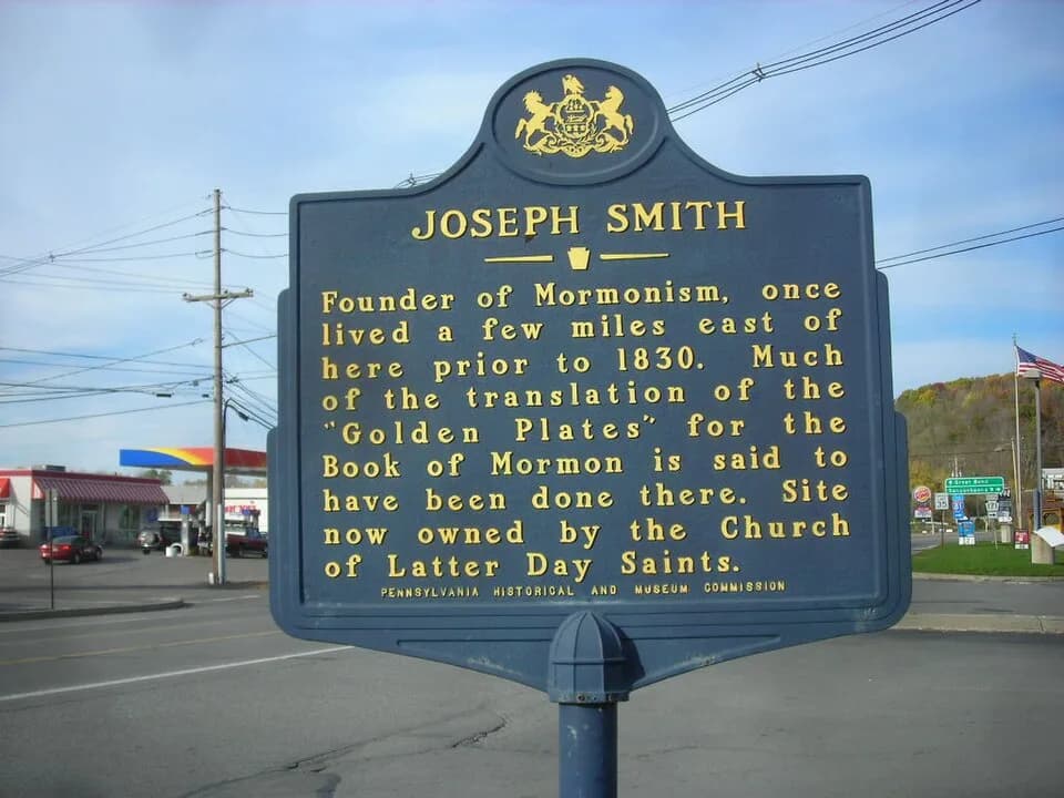 Joseph Smith - US Route 11 - Pennsylvania