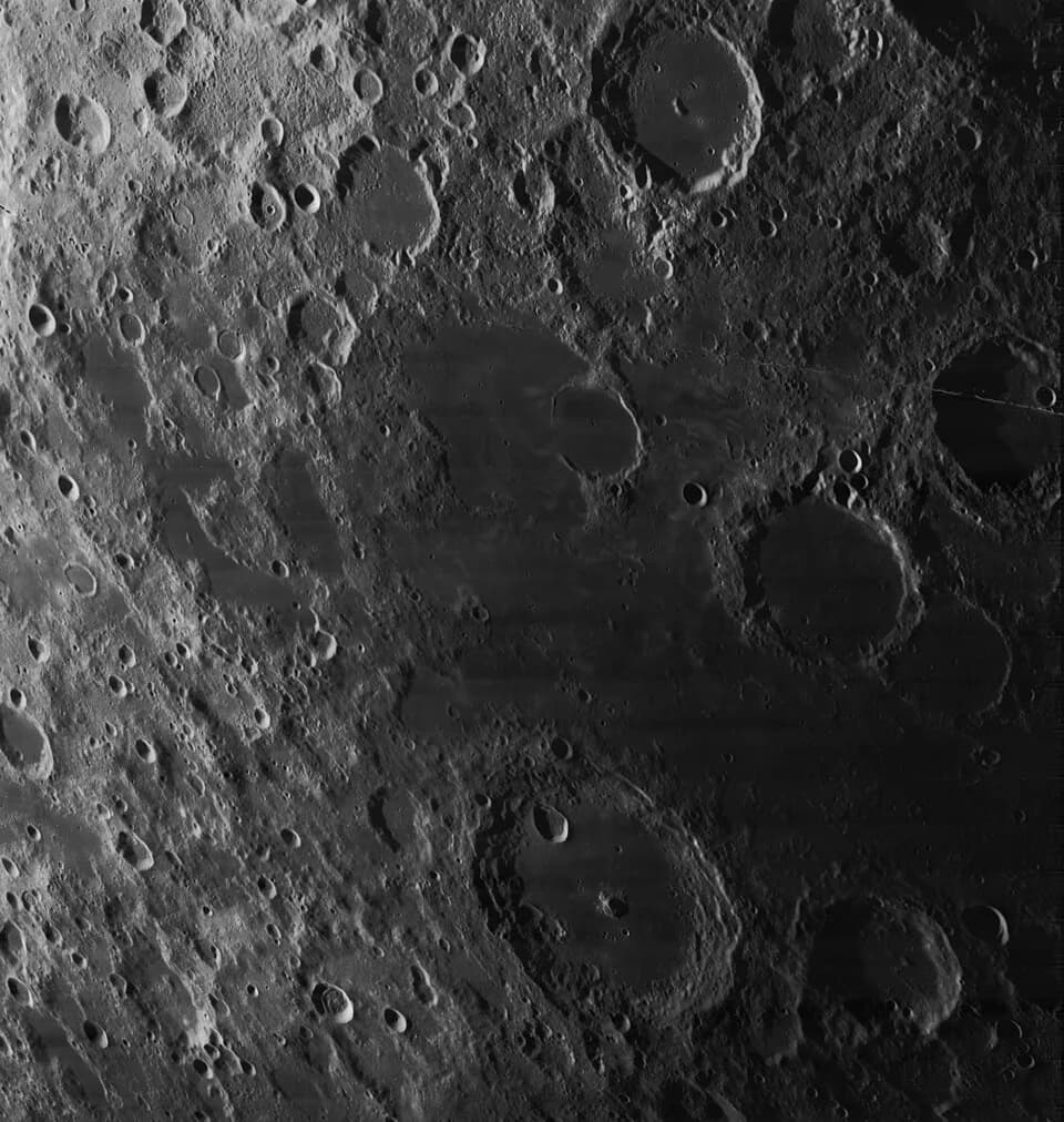 Edwin Hubble - Western Mare Marginis, on the moon.
