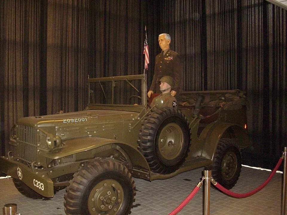 George Marshall - Diorama of George C. Marshall at Liberty Park, Overloon / NL