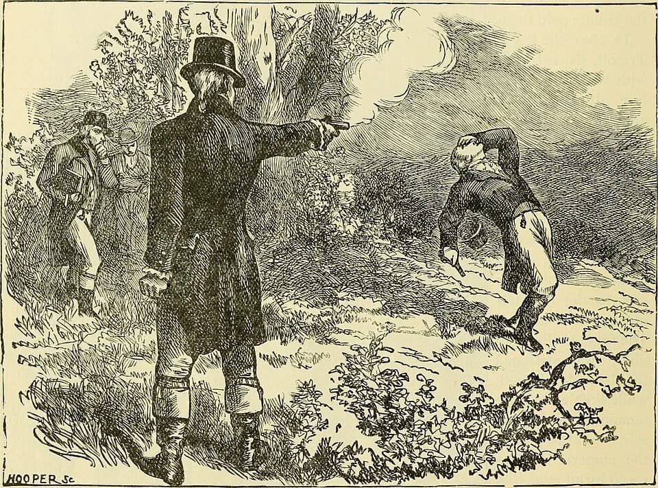 Alexander Hamilton - Duel between Aaron Burr and Alexander Hamilton
Identifier: ourgreatercountr00nort (find matches)
Title: Our greater country; being a standard history of the United States from the