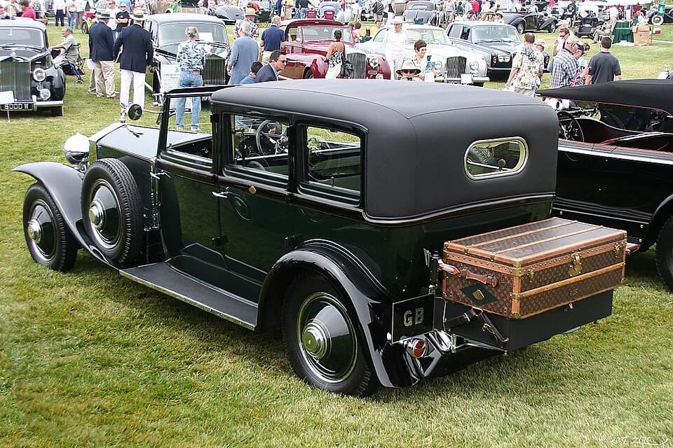 Fred Astaire - This photo was taken on May 22, 2010 in Portuguese Bend, Rancho Palos Verdes, CA, US. It shows 1927 Rolls Royce Phantom I Hooper Sedanca de Ville, Chassis # 80NC. This car once belonged