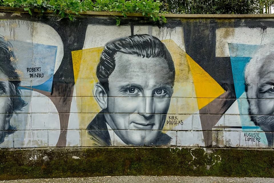 Kirk Douglas - Graffiti of Kirk Douglas in Opatija