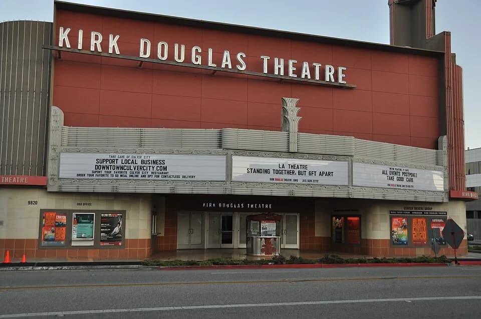 Kirk Douglas - The Kirk Douglas Theatre, in Culver City, Los Angeles, California, during the Covid-19 Pandemic