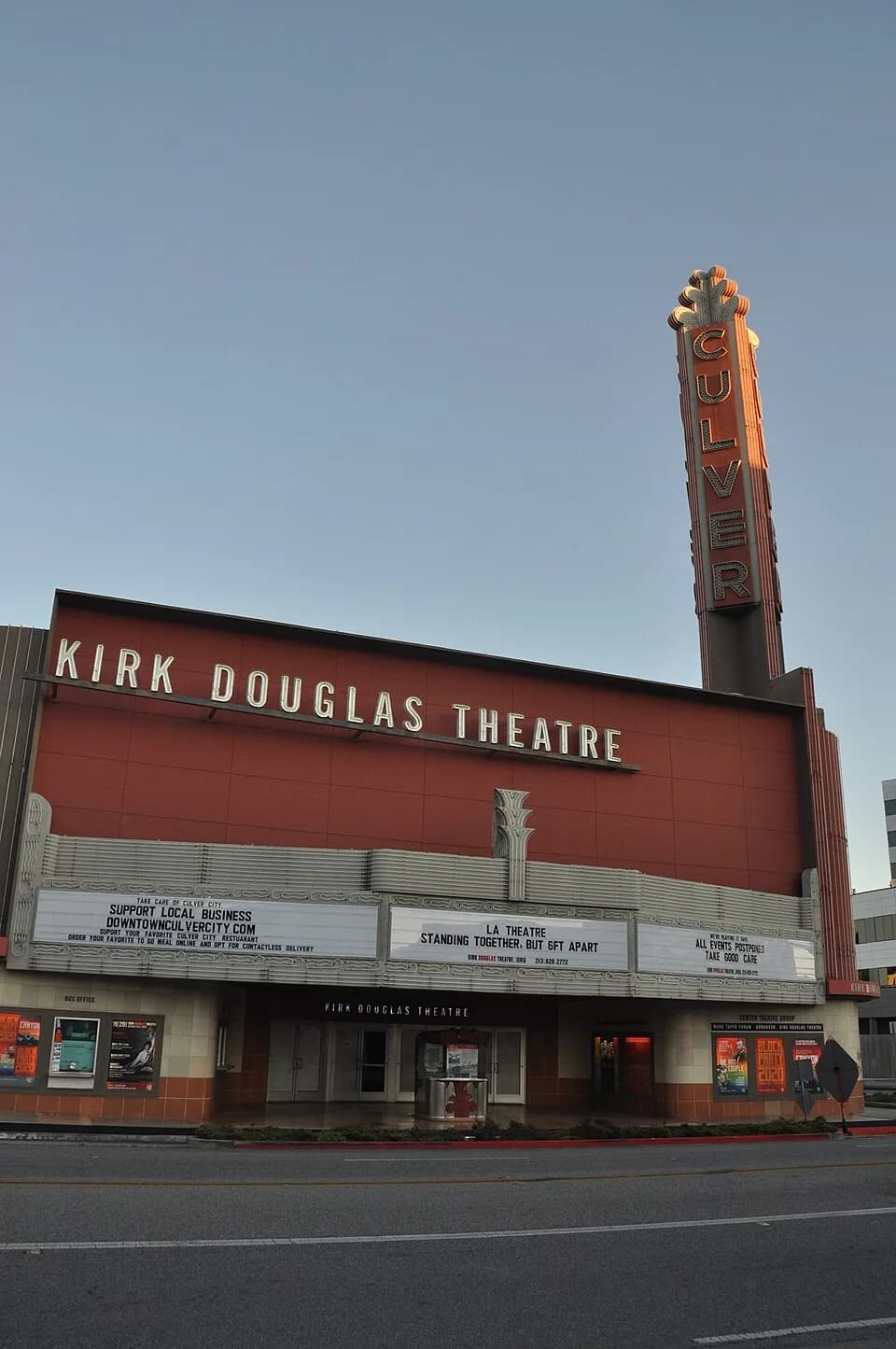 Kirk Douglas - The Kirk Douglas Theatre, in Culver City, Los Angeles, California, during the Covid-19 Pandemic