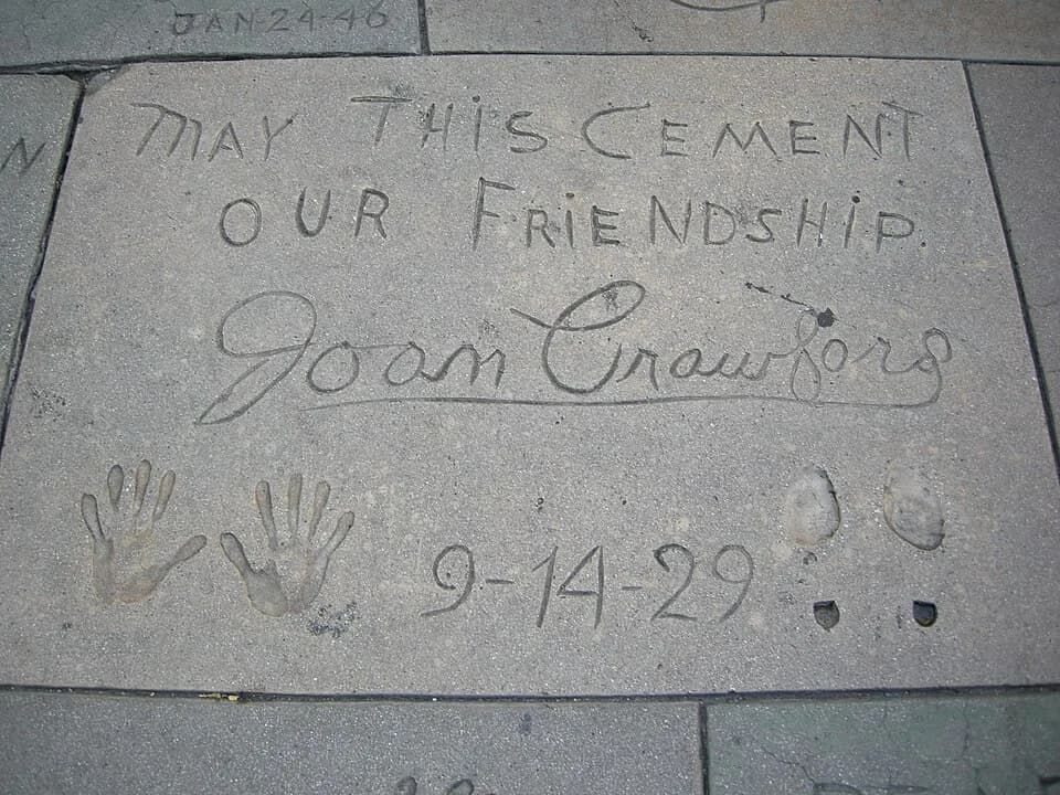 Joan Crawford - Grauman's Chinese Theatre, joan crawford