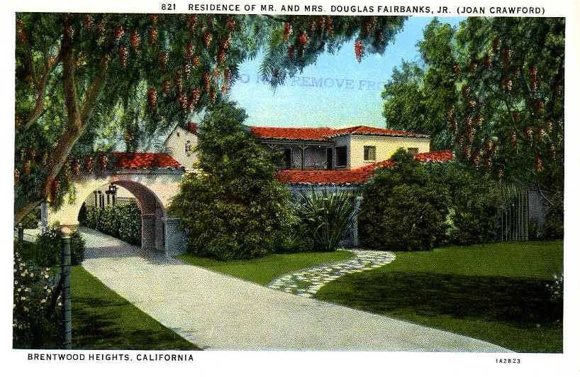 Joan Crawford - 821, Residence of Mr and Mrs Douglas Fairbanks Jr (Joan Crawford)