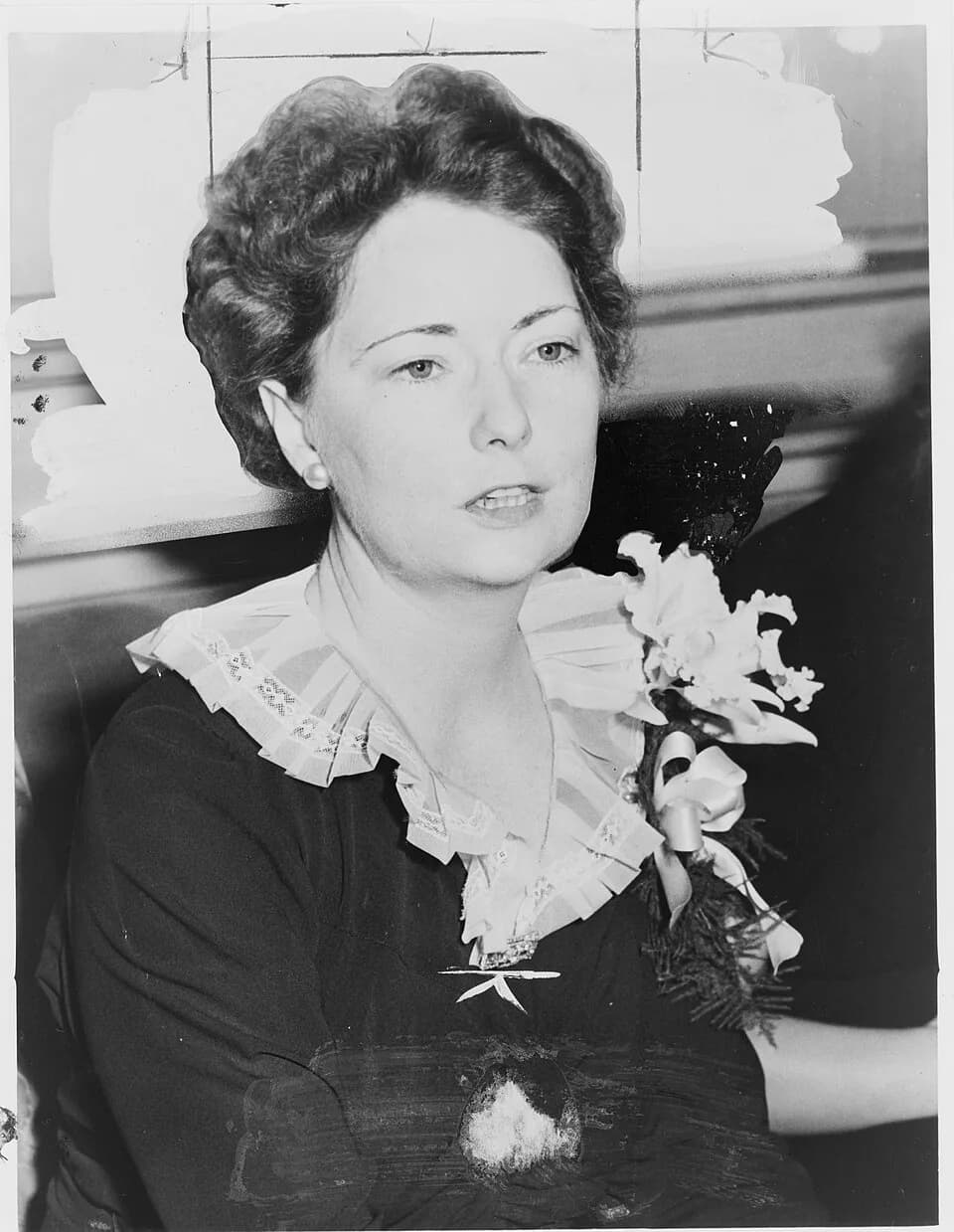 Margaret Mitchell - Margaret Mitchell all set to launch cruiser after long training as Red Cross launchee / World Telegram &amp; Sun photo by Al Aumuller.