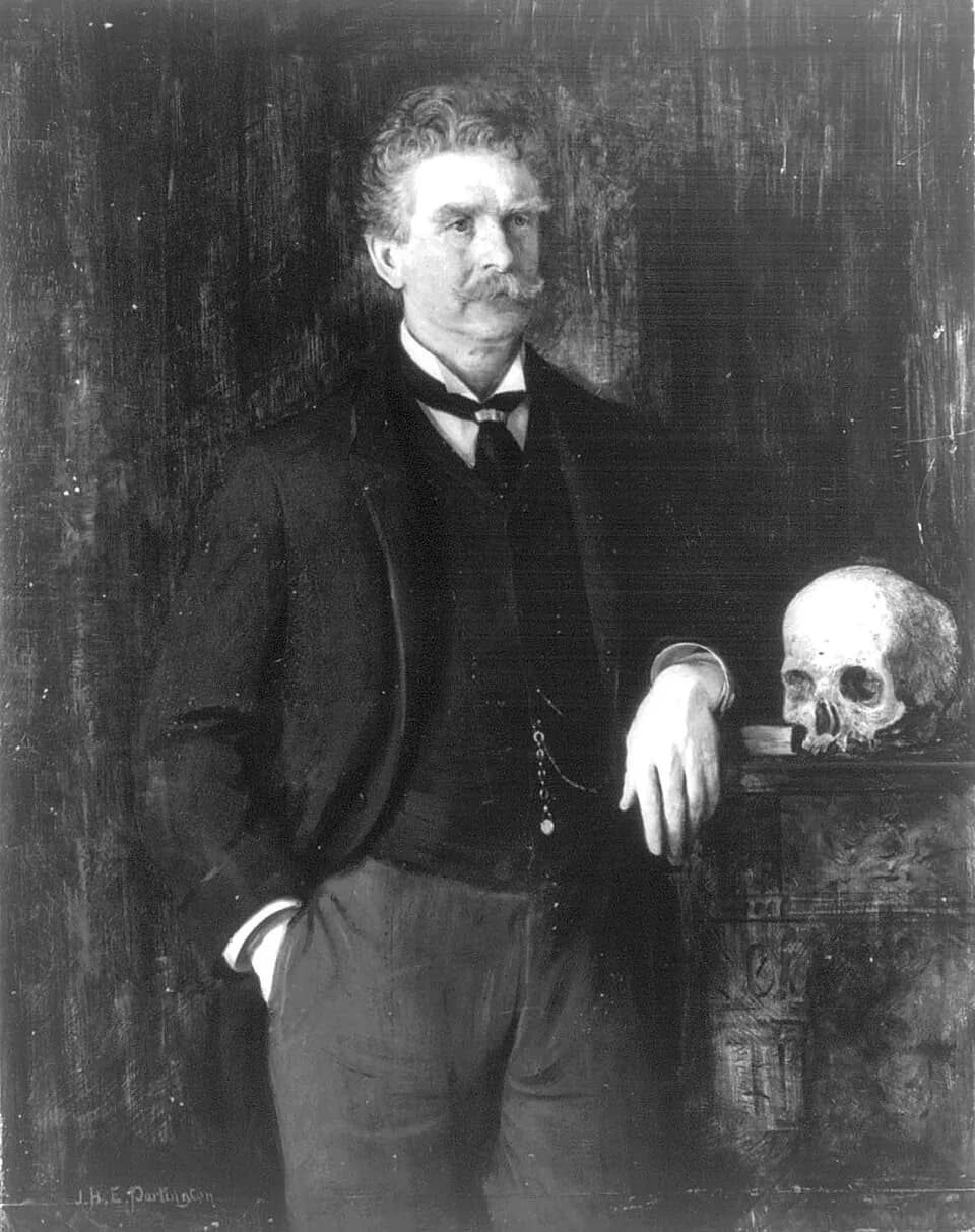 Ambrose Bierce - J. H. E. Partington: Ambrose Bierce (painting)
