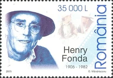 Henry Fonda - Stamps of Romania, 2005
