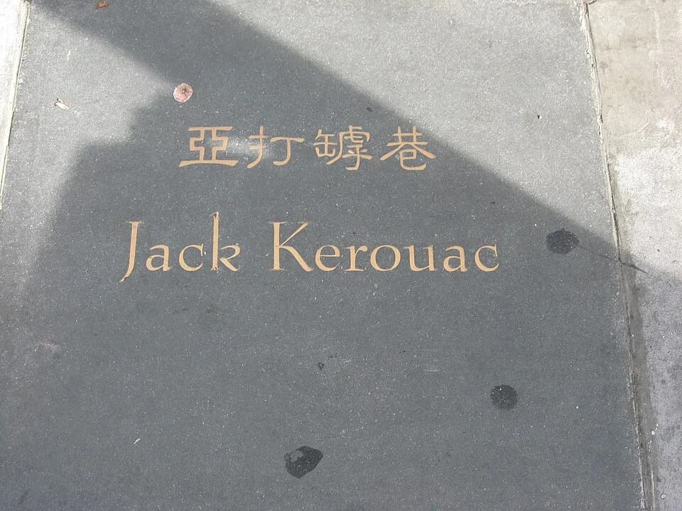 Jack Kerouac - Jack Kerouac Alley Plague from Grant Avenue.