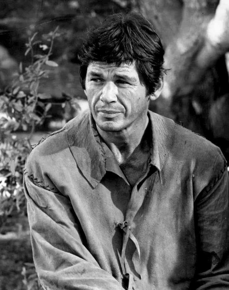 Charles Bronson - Photo of Charles Bronson as Linc, the wagonmaster, from the television program The Travels of Jaimie McPheeters.
