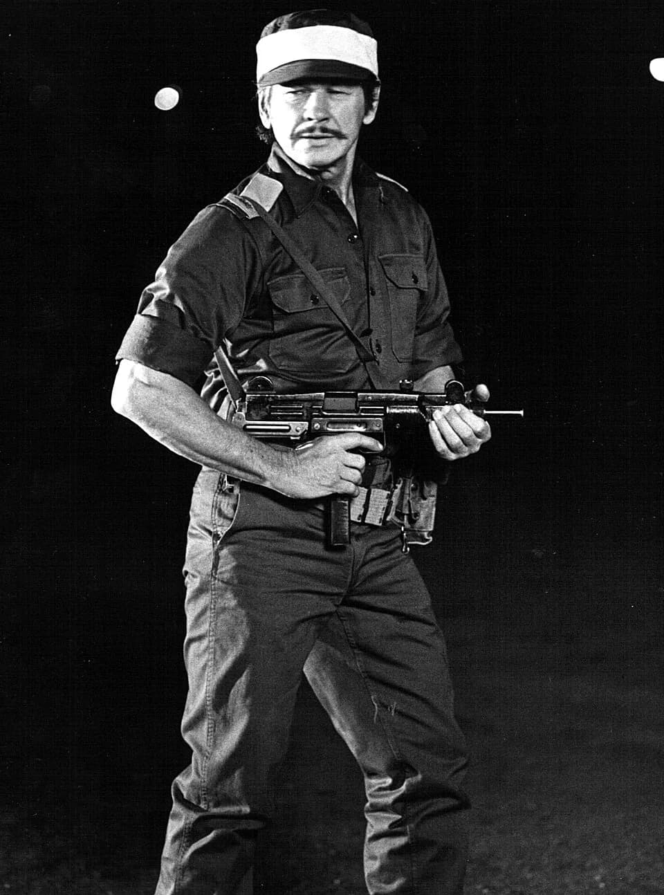 Charles Bronson - Publicity photo of Charles Bronson in film, Raid on Entebbe (1977)
