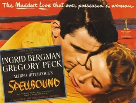 Gregory Peck - Poster for the 1945 film Spellbound.