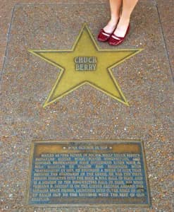 Chuck Berry - Chuck Berry's star in the St. Louis Walk of Fame