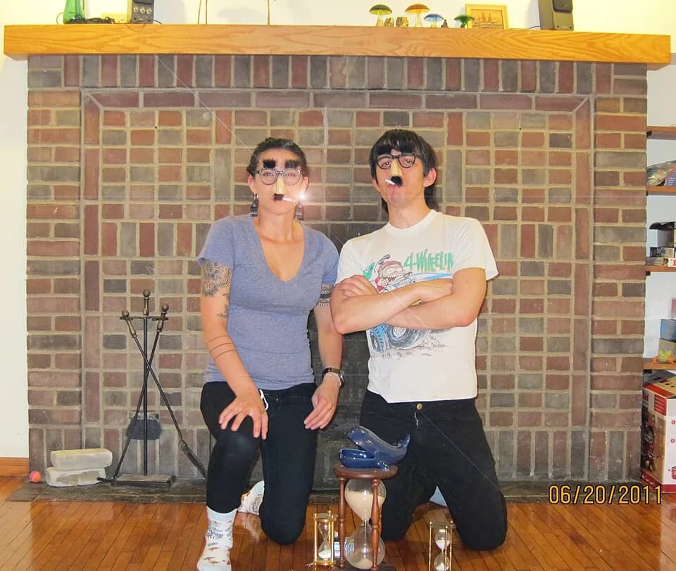 Groucho Marx - Groucho glasses disorder.