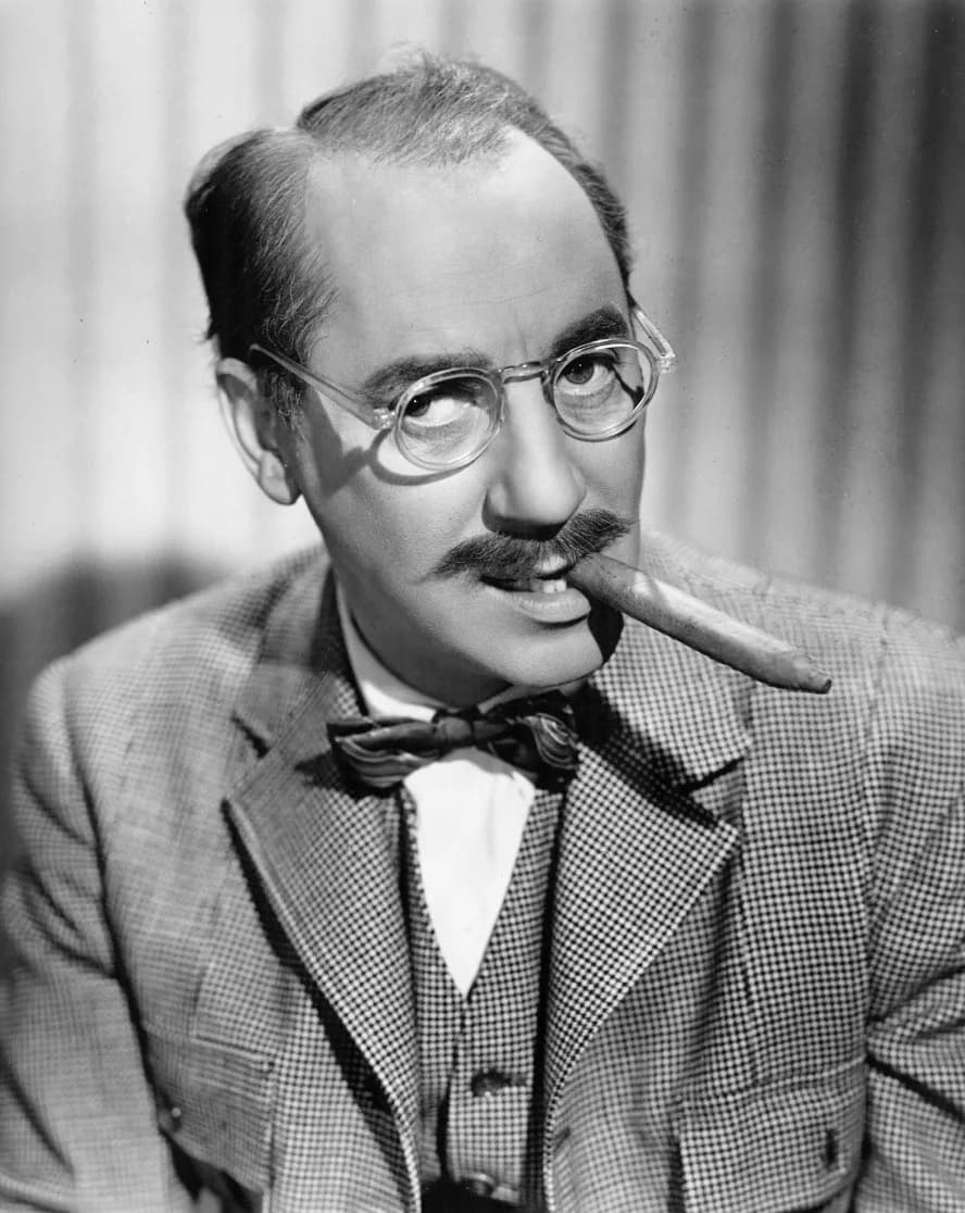 Groucho Marx - Publicity portrait photo of Groucho Marx.