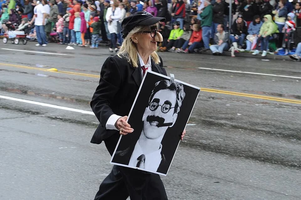 Groucho Marx - Fremont Solstice Parade, Seattle, Washington, June 18, 2011. Groucho Marx