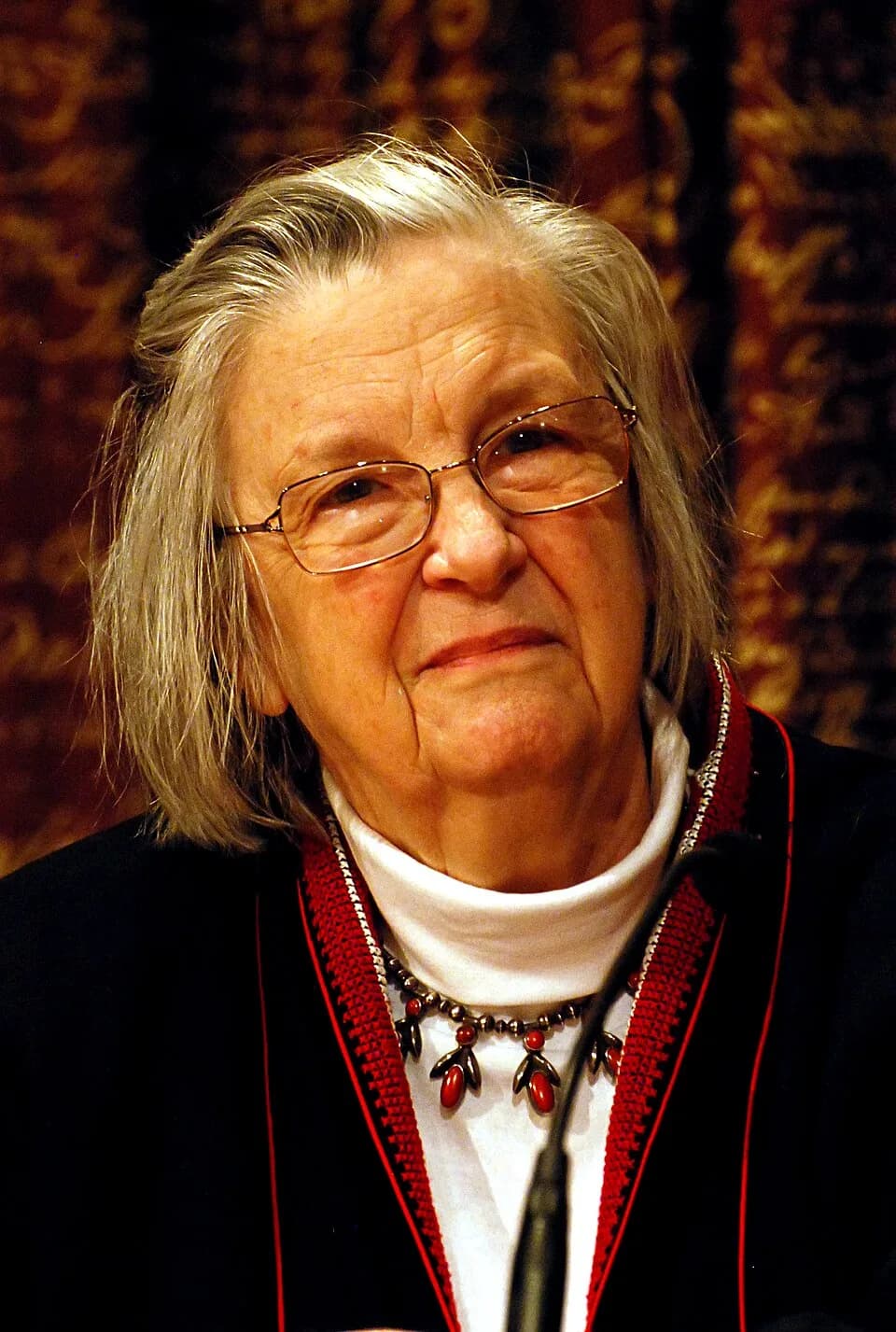 Elinor Ostrom - Press conference with the laureates of the memorial prize in economic sciences 2009 at the KVA: Elinor Ostrom.