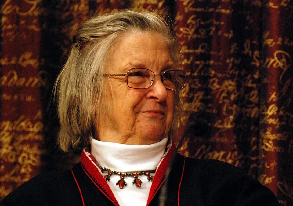 Elinor Ostrom - Press conference with the laureates of the memorial prize in economic sciences 2009 at the KVA: Elinor Ostrom.