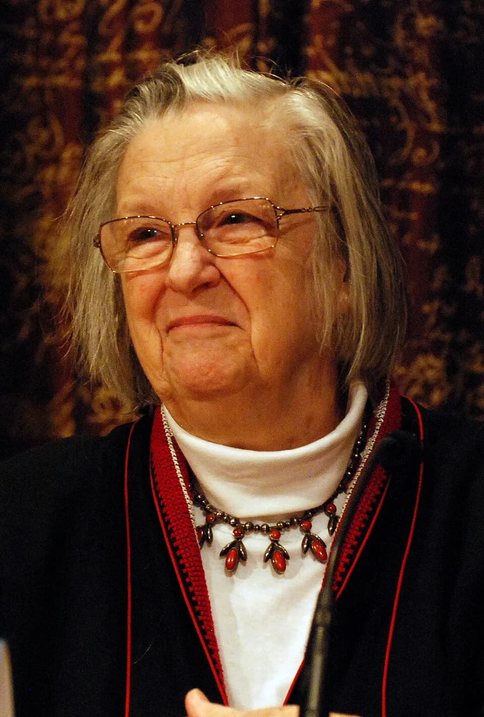 Elinor Ostrom - Press conference with the laureates of the memorial prize in economic sciences 2009 at the KVA: Elinor Ostrom.