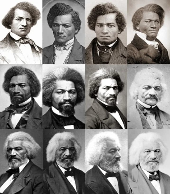 Frederick Douglass - Composite of several images of Frederick Douglass