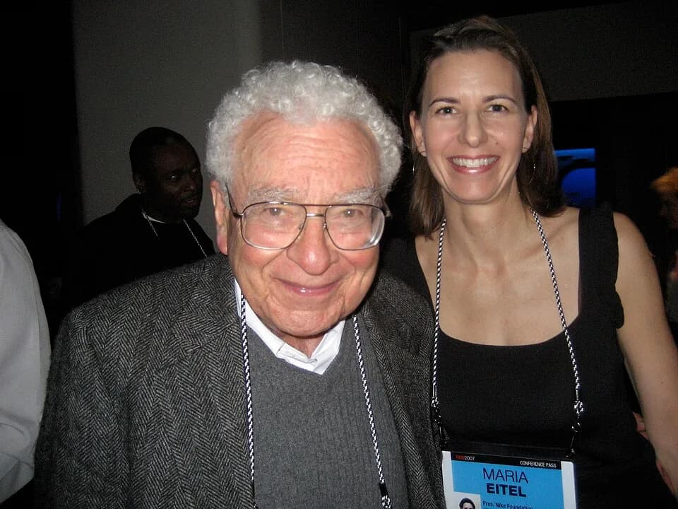 Murray Gell-Mann - w:Murray Gell-Mann and Maria Eitel
