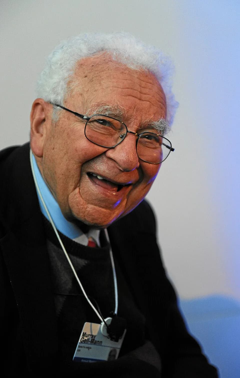 Murray Gell-Mann - DAVOS/SWITZERLAND, 28JAN12 - Murray Gell-Mann, Distinguished Fellow, Santa Fe Institute, USA, is captured during the session 'The Secrets of the Universe' at the Annual Meeting 2012