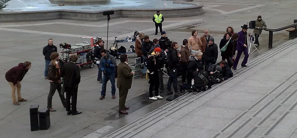 Philip Seymour Hoffman - The Boat That Rocked filming