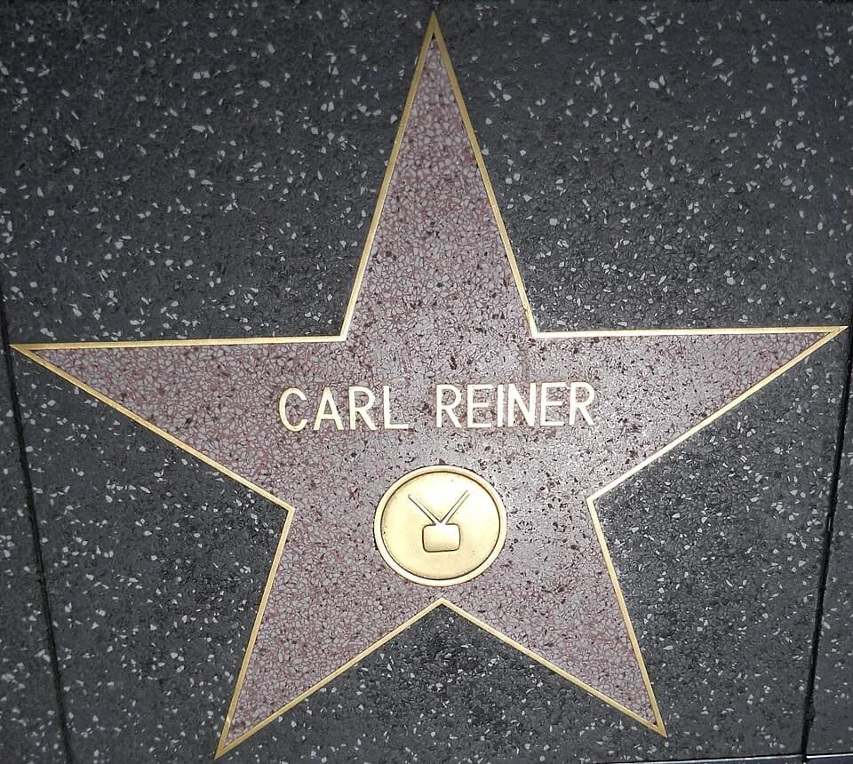 Carl Reiner - Carl Reiner's star on the Hollywood Walk of Fame, 6400 block of Hollywood Blvd, north side, Between Cahuenga And Wilcox.