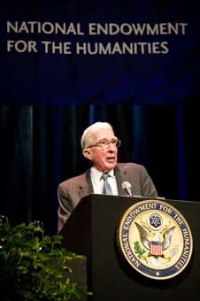 John Updike - John Updike giving the 2008 Jefferson Lecture for the National Endowment for the Humanities. Found via USAsearch.gov.
