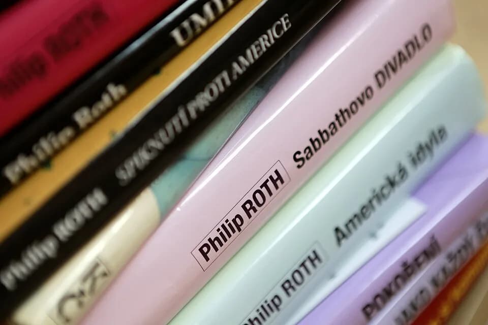 Philip Roth - Covers of Philip Roth's novels in Czech.