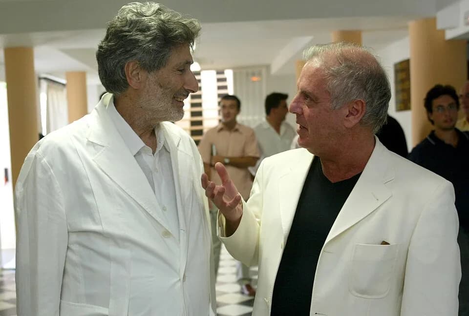 Edward Said - The picture shows a meeting of Edward Said and Daniel Barenboim in Sevilla in 2002