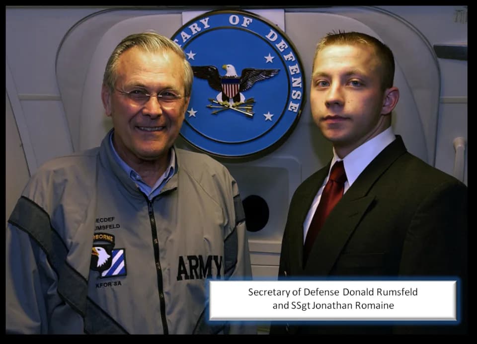 Donald Rumsfeld - Secretary Donald Rumsfeld and Jonathan