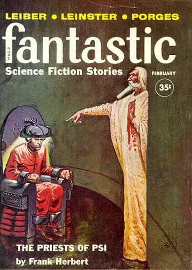Frank Herbert - Cover of Fantastic, February 1960