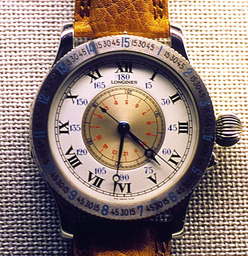Charles Lindbergh - Lindbergh Hour Angle watch by Longines
Musée International d'Horlogerie, La Chaux-De-Fonds, Switzerland