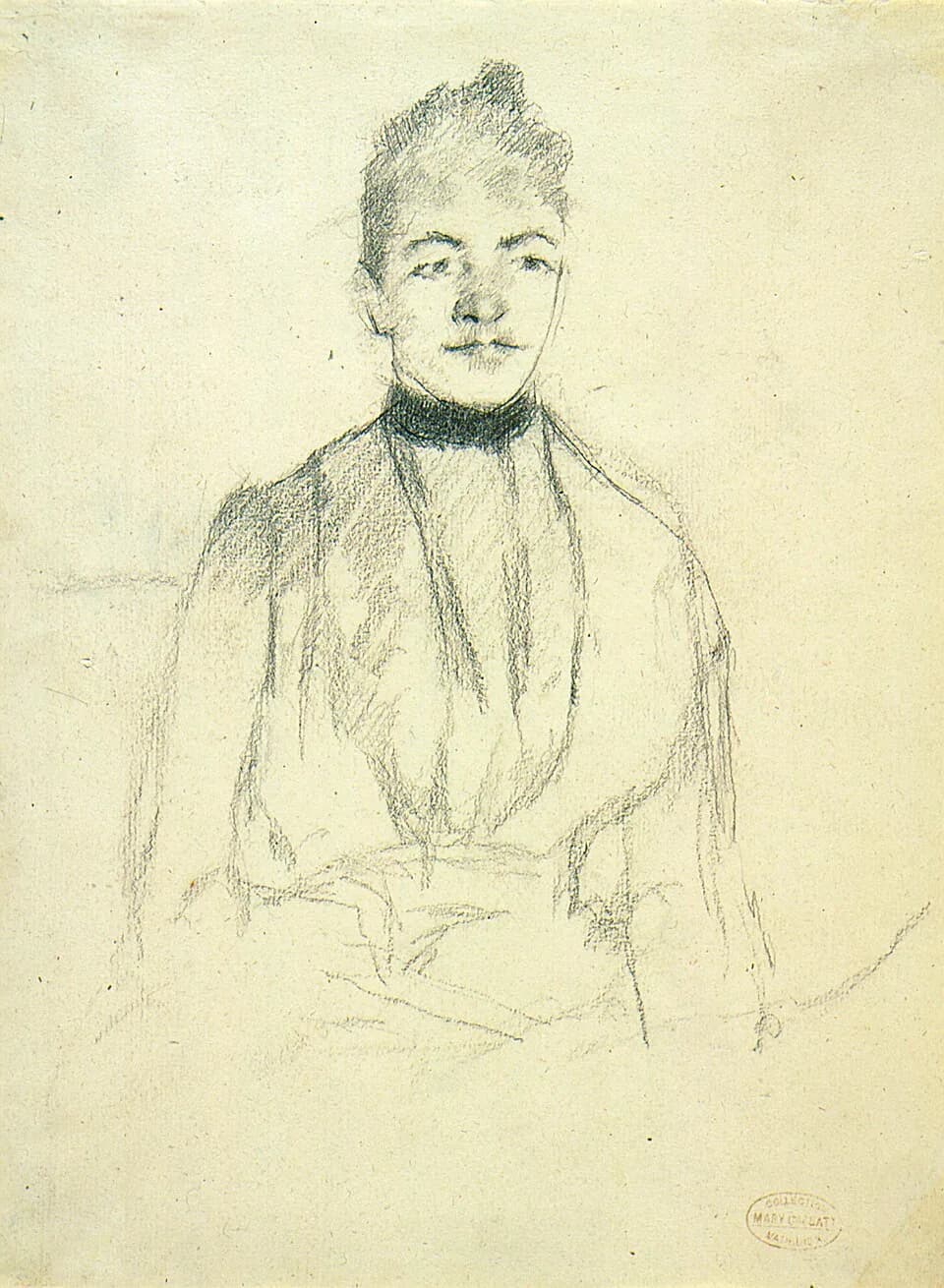 Mary Cassatt - United States, circa 1893
Drawings
Graphite
Mr. and Mrs. William Preston Harrison Collection (39.9.5)
Prints and Drawings