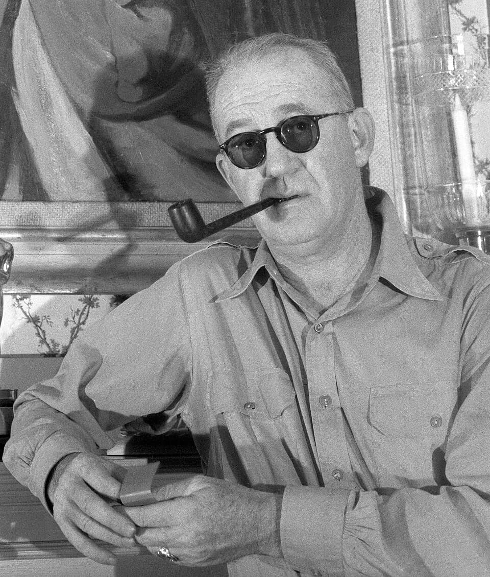 John Ford - John Ford smoking a pipe in 1946