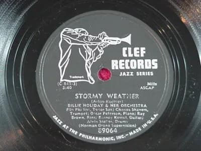 Billie Holiday - Billie Holiday - Tenderly/Stormy Weather 1052 Clef Records