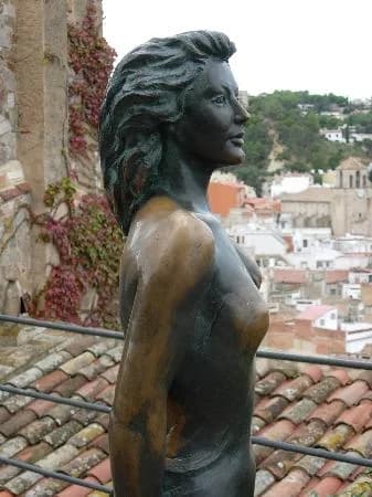 Ava Gardner - Statue of Ava Gardner in Tossa de mar (Spain)