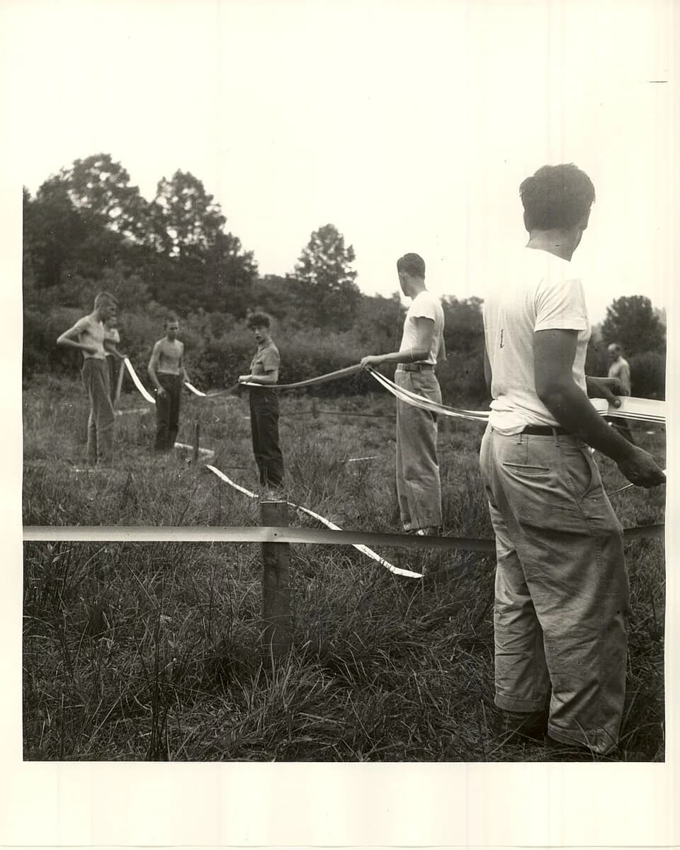 Buckminster Fuller - From the Black Mountain College Research Project Papers, Visual Materials, North Carolina State Archives, Raleigh, NC.