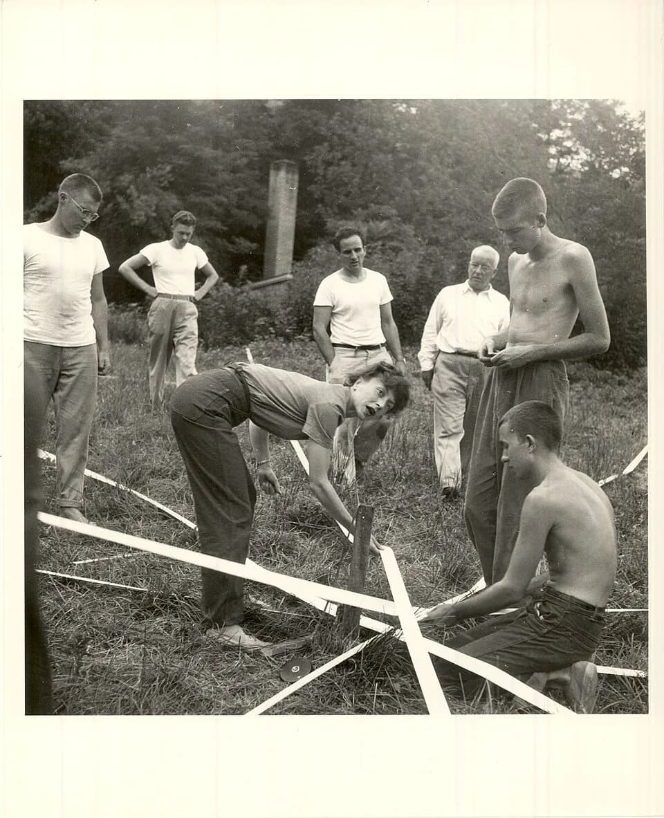 Buckminster Fuller - From the Black Mountain College Research Project Papers, Visual Materials, North Carolina State Archives, Raleigh, NC.
