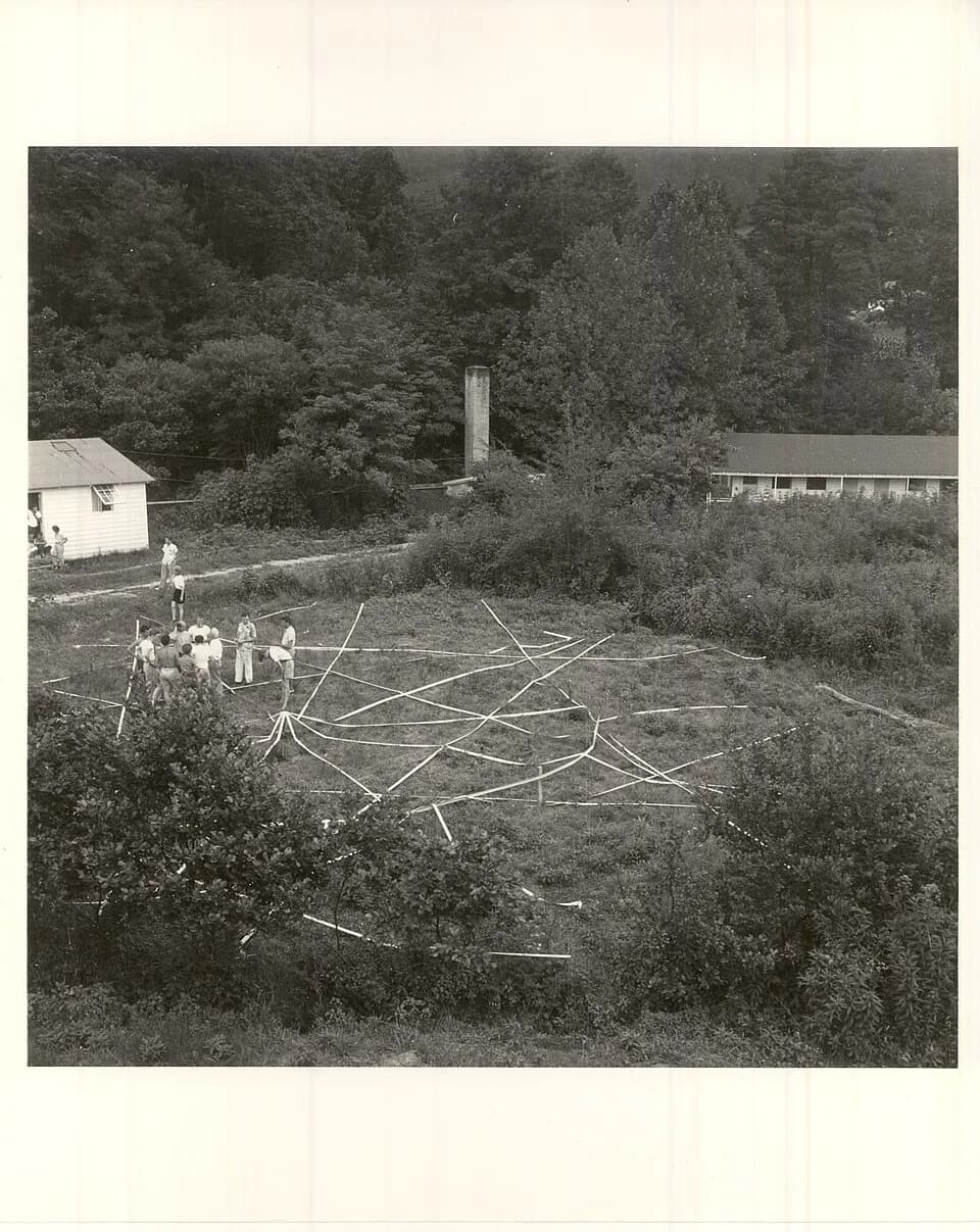 Buckminster Fuller - From the Black Mountain College Research Project Papers, Visual Materials, North Carolina State Archives, Raleigh, NC.
