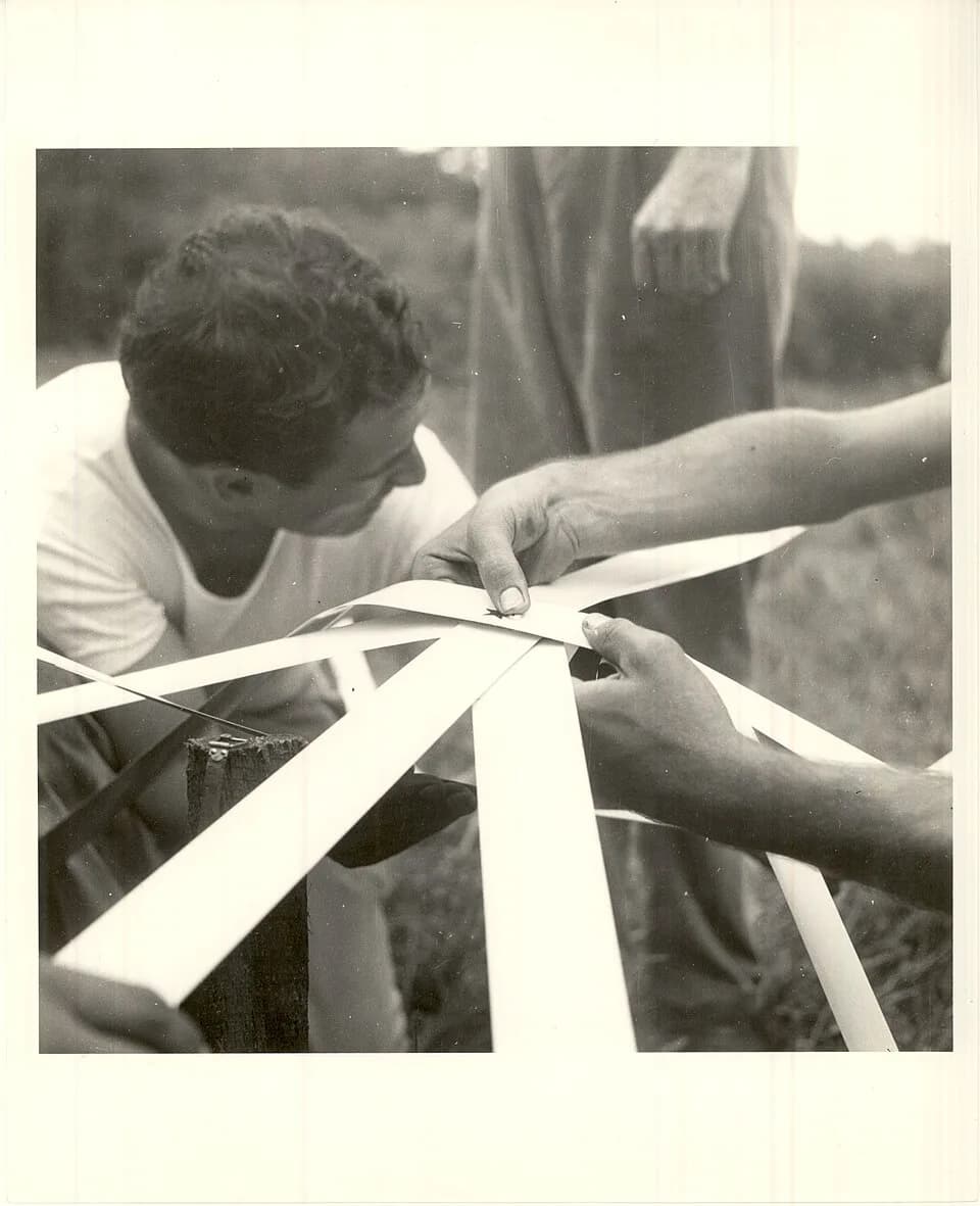 Buckminster Fuller - From the Black Mountain College Research Project Papers, Visual Materials, North Carolina State Archives, Raleigh, NC.