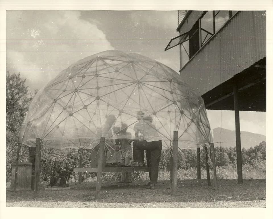 Buckminster Fuller - From the Black Mountain College Research Project Papers, Visual Materials, North Carolina State Archives, Raleigh, NC.