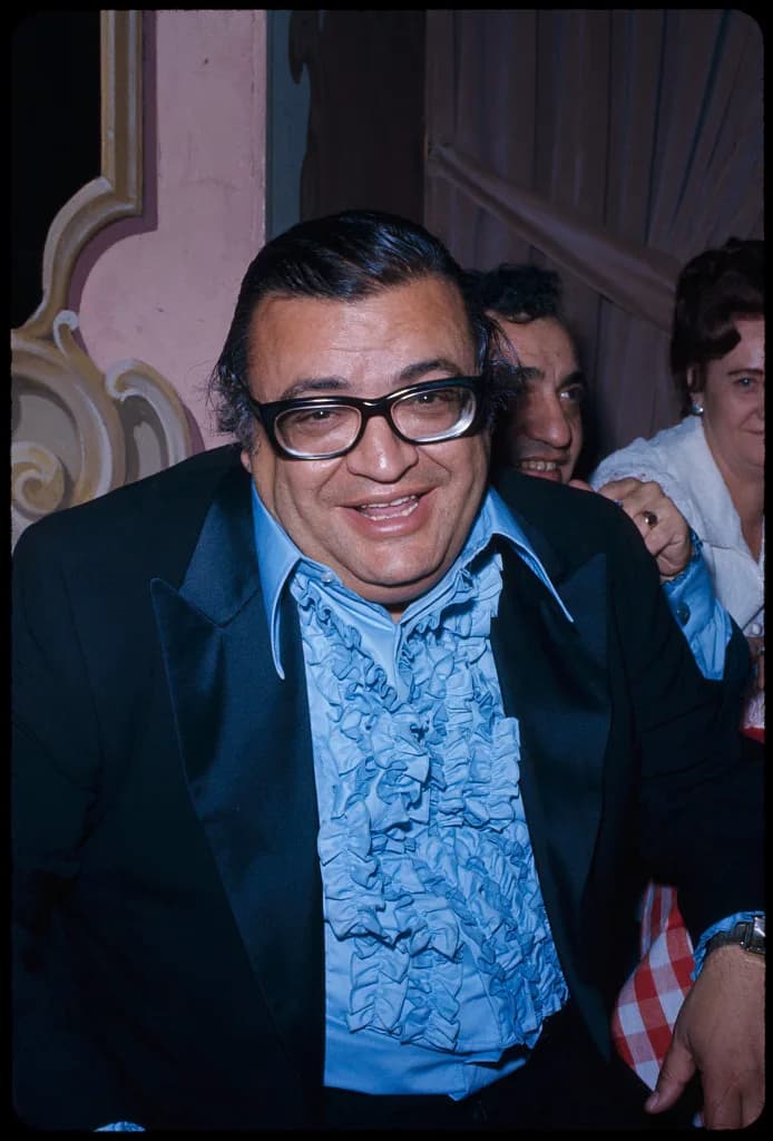 Mario Puzo - Title: Mario Puzo, author [of "Godfather" at party, New York City]
Creator(s): Gotfryd, Bernard, photographer
Date Created/Published: [14 March 1972]
Medium: 1 photograph : color transpar