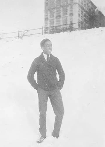 Langston Hughes - Source: Downloaded from http://www.beinecke.library.yale.edu/dl_crosscollex/ Search:Langston Hughes Courtesy of the Yale Collection of American Literature,Beinecke Rare Book and Manu