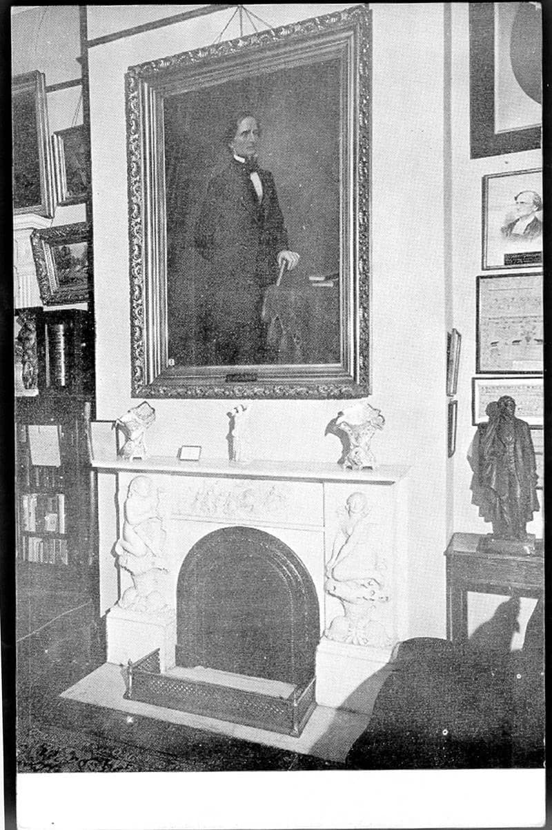 Jefferson Davis - Description: Drawing Room, White House of the Confederacy, 1861-1865, Confederate Museum, Richmond, Va.
Manufacturer: Cussons, May &amp; Co., Richmond, Va.
Date Postmarked: Not postm