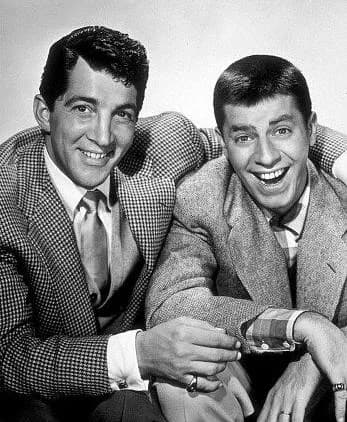 Jerry Lewis - Studio publicity photo of Jerry Lewis and Dean Martin.