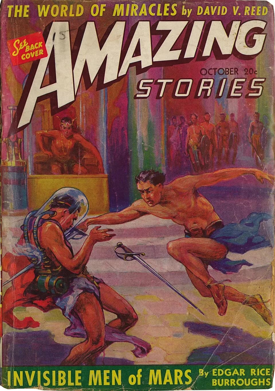 Edgar Rice Burroughs - Cover of Amazing Stories, October 1941